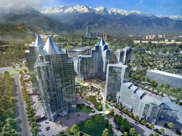1 комнатная стильная новая в центре города, Buchen Sie  Almaty Kasachstan