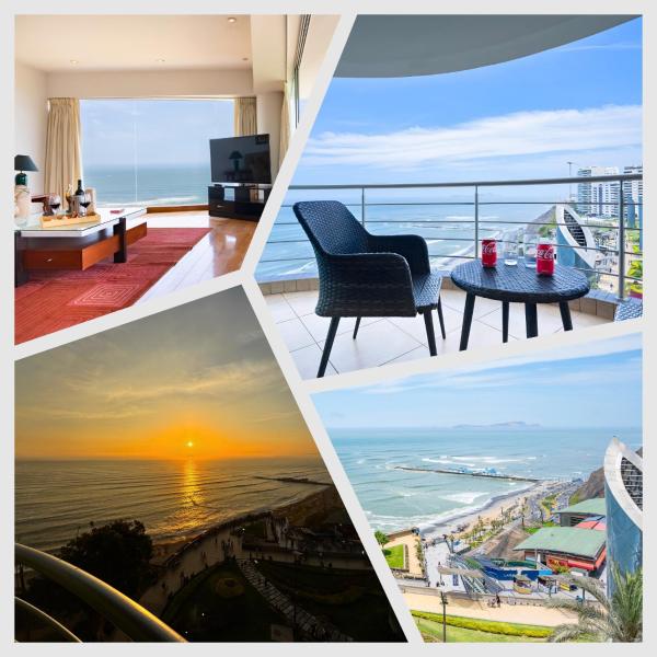 ALU Luxe - Premium Oceanfront Apartments Larcomar, Prenota Appartamento Miraflores Lima