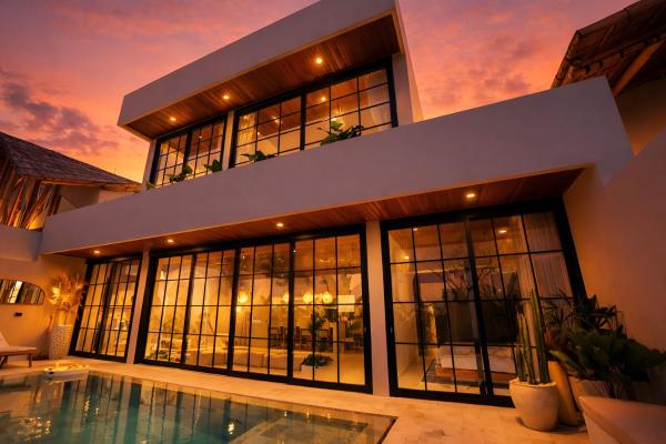 Layth - Modern 4BR Villa with Sunken Seating, Canggu, Buchen Sie  Pererenan Bali