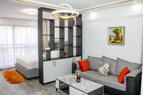 spacious furnished studio apartment in kileleshwa with unbeatable city views, Buchen Sie Ferienwohnung Nairobi CBD Nairobi