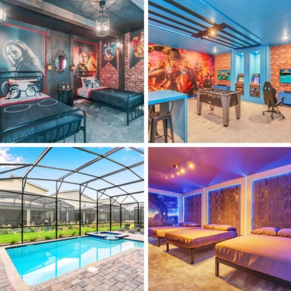 Huge 9-Bedroom Luxury Villa Near Disney With Pool, Prenota  Hotel SPA a Florida, SPA