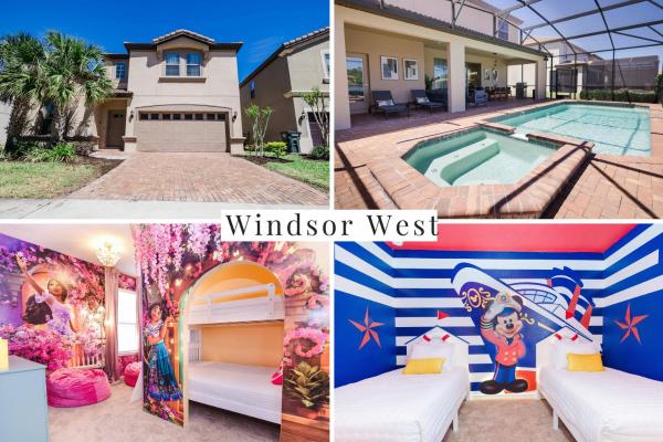 Lakeview 8BR Pool Spa Themed Rooms-Windsor West, Prenota  Hotel SPA a Florida, SPA