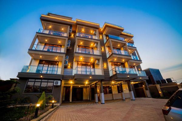 Masanyu Suites- Spacious Two bedroom Apartment with Rooftop Lounge and HealthClub, Buchen Sie Ferienwohnung Kampala Uganda
