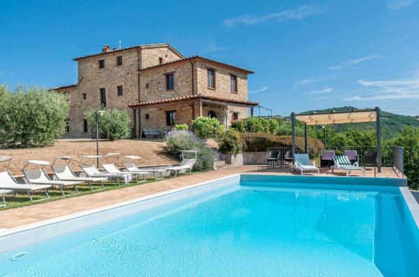 Villa Badia, large villa in Umbria with private pool, Buchen Sie  Città di Castello Umbrien