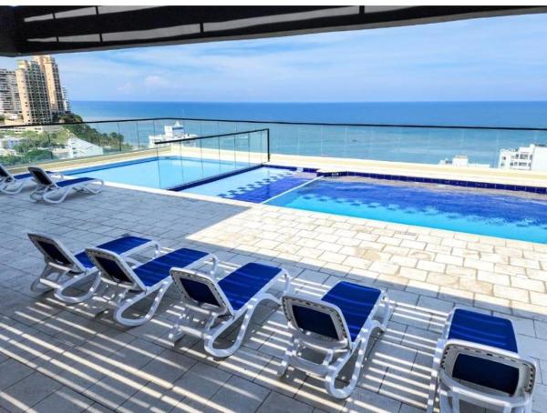 Apartamento edificio VITA Rodadero con piscina, Reserva ahora  Hoteles con piscina en Magdalena, Piscina