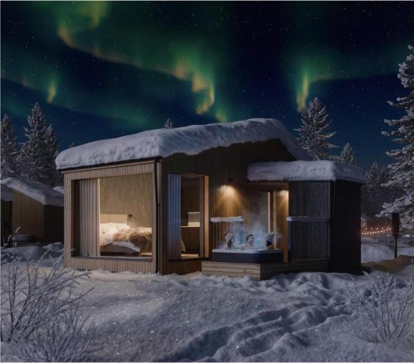 North Suite Calista Chalet 18 by Hilla Villas, Buchen Sie Chalet Hotels in Lappland mit Parkplatz, Parkplätze