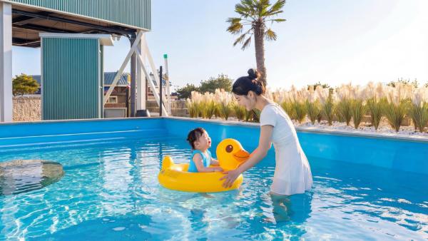 Suncheon Haru Saenggak Private Villa, Prenota  Hotel con piscina a Suncheon, Piscina