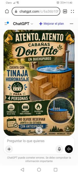 Cabaña Don Tito en Buchupureo II, Buchen Sie  Hotels in Bío-Bío mit Pool, Schwimmbad
