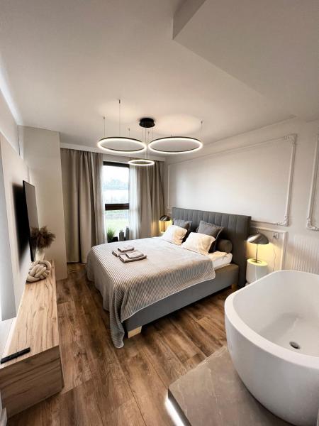 Apartament nad jeziorem Drwęckim Oaza, Réserver Appartement Ostroda 